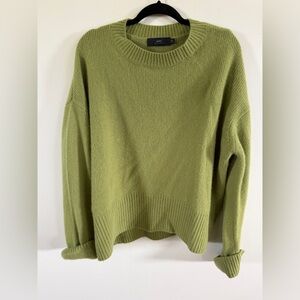 Arch4 Knit Sweater 100% Cashmere Green Long sleeve one size
